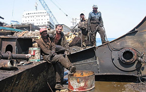 Turkey shipbreaking yard