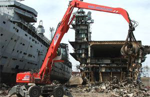 UK ship breaking yard